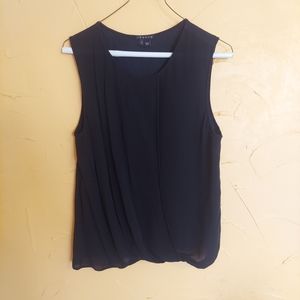 Theory sleeveless silk top